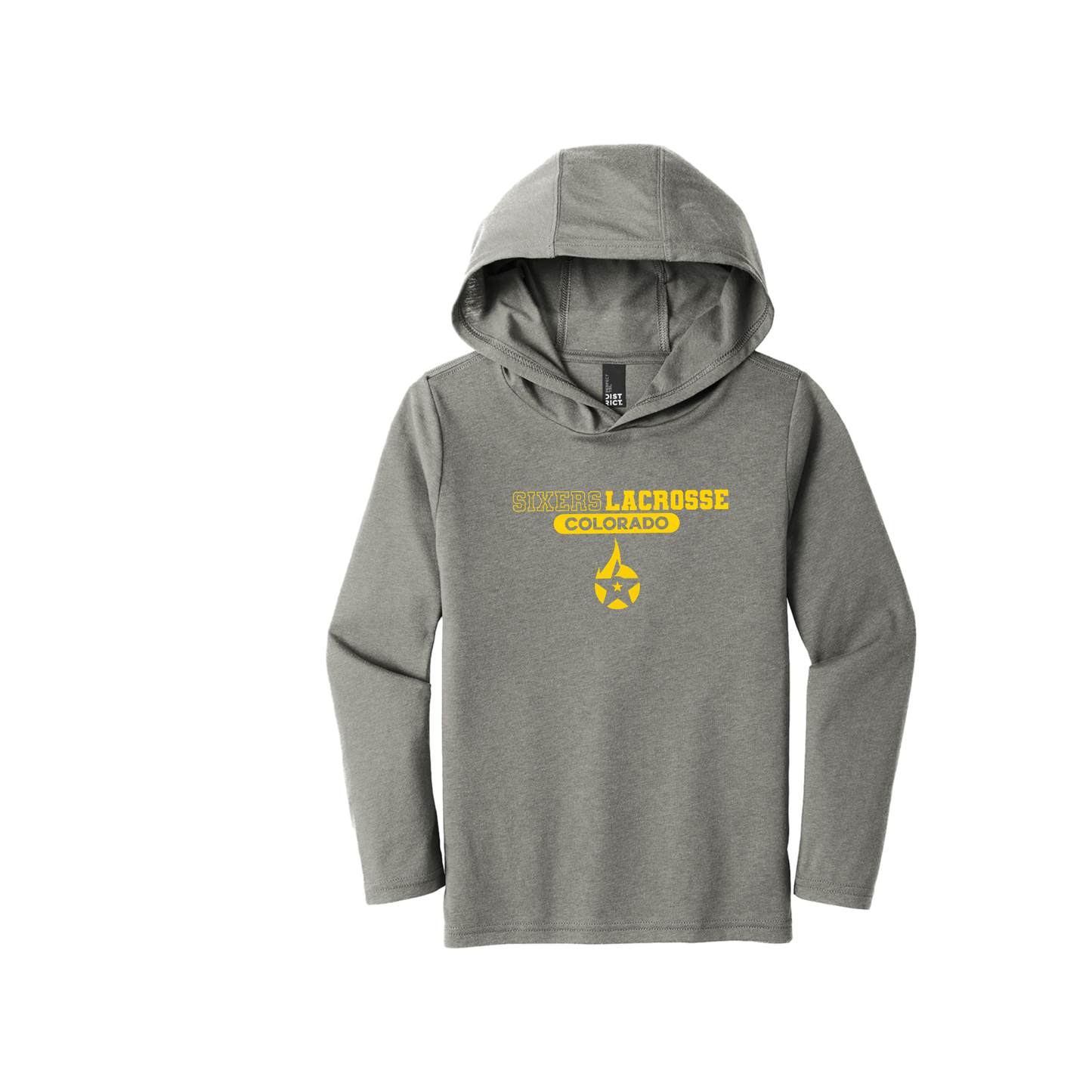 Youth Tri Blend Lightweight "T-Shirt Material" Long Sleeve Hoodie
