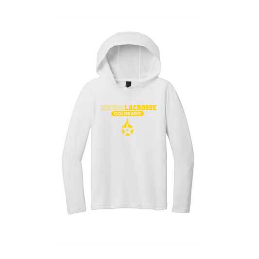 Lightweight Tri-Blend "T-shirt Material" Long Sleeve Hoodie