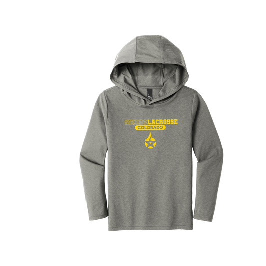 Lightweight Tri-Blend "T-shirt Material" Long Sleeve Hoodie